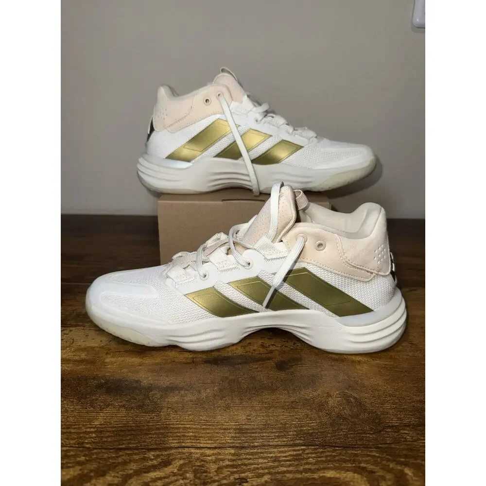 Adidas Court Stabil Mid Indoor Volleyball Shoes Sneaker Womens Size 9 JP9833 New